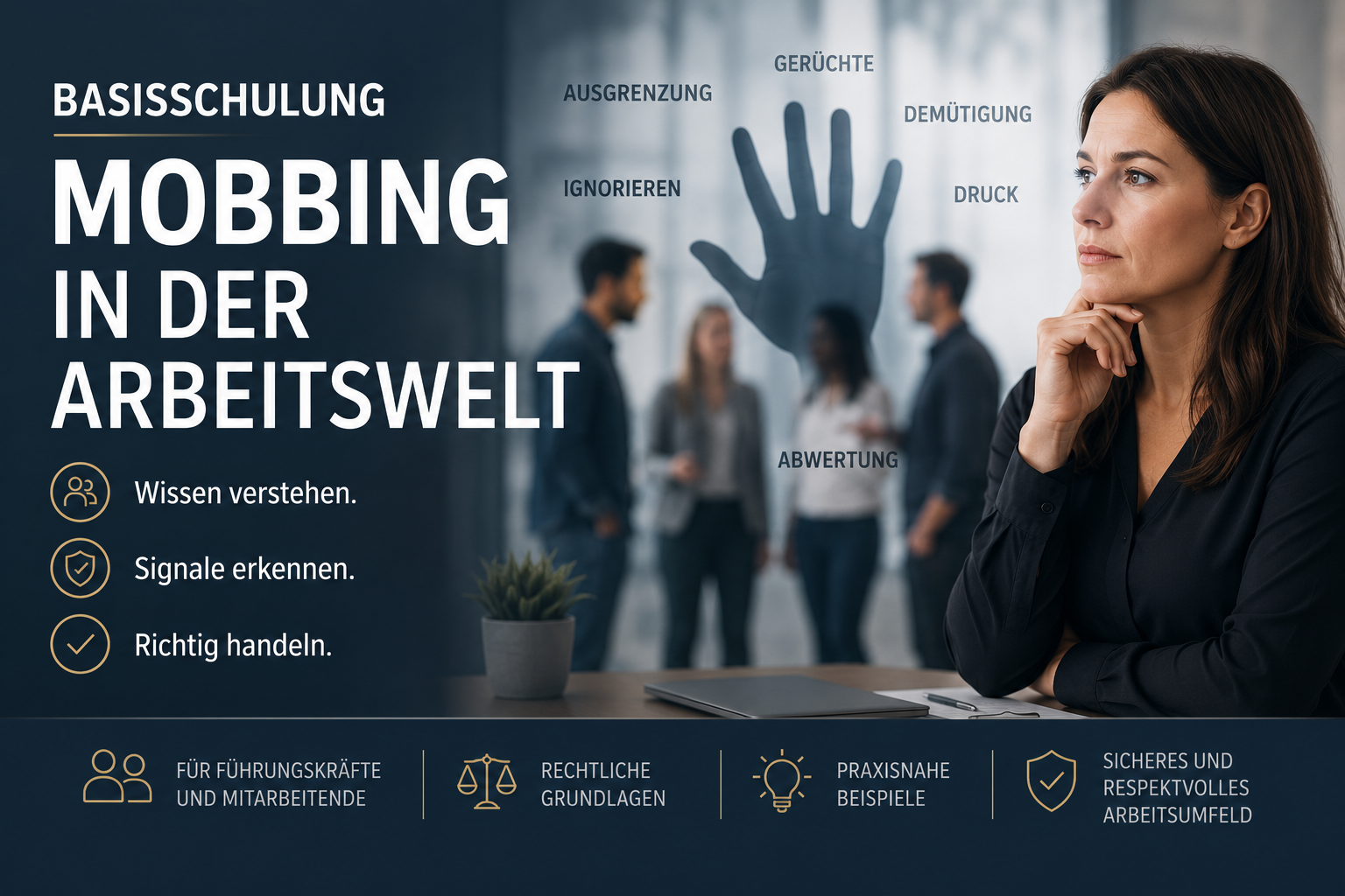 Basisschulung zum Thema Mobbing in der Arbeitswelt